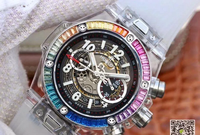 Hublot Big Bang Unico 411.JX.4802.RT Mechanical Watches 1:1 Best Edition Replica Watch Swiss ETA1242 Rubber Strap
